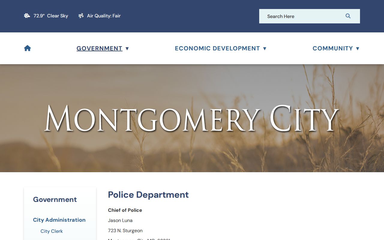 Montgomery County Montgomery City court docket law enforcement source