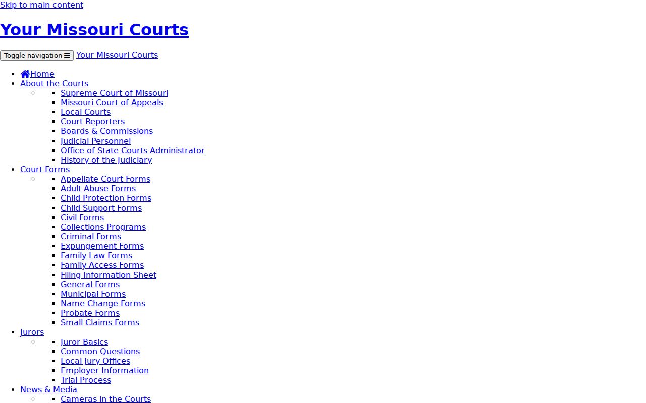 New Florence court docket Missouri court finder